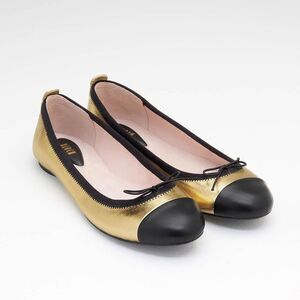 Bloch Ladies Chara Ballet Flats Oro Leather size 6.5